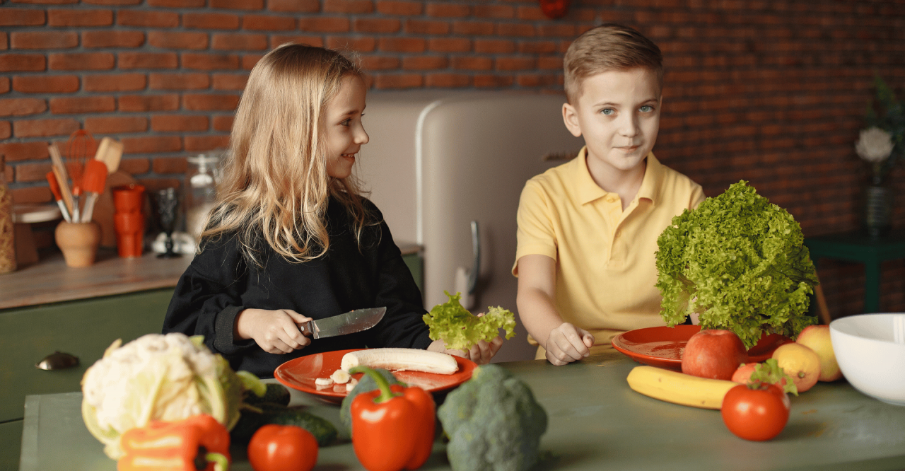 Veganismo saludable para niños y jóvenes